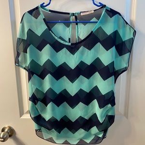 Chevron blouse